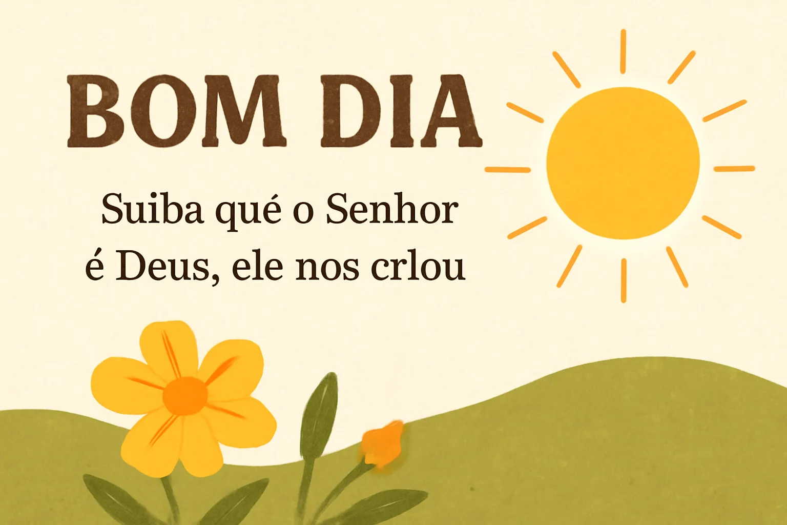 bom dia com versículo bíblico