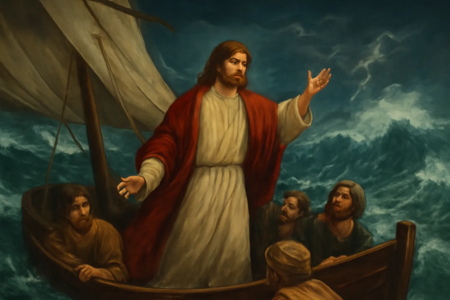 jesus acalma a tempestade estudo