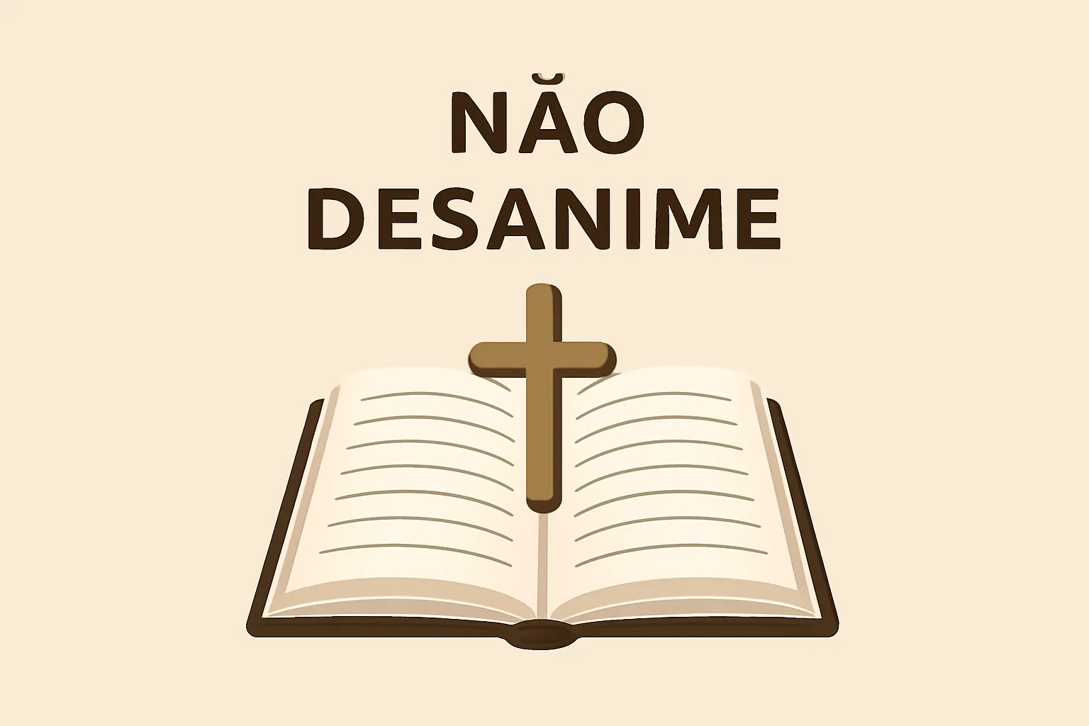nao desanime bíblia