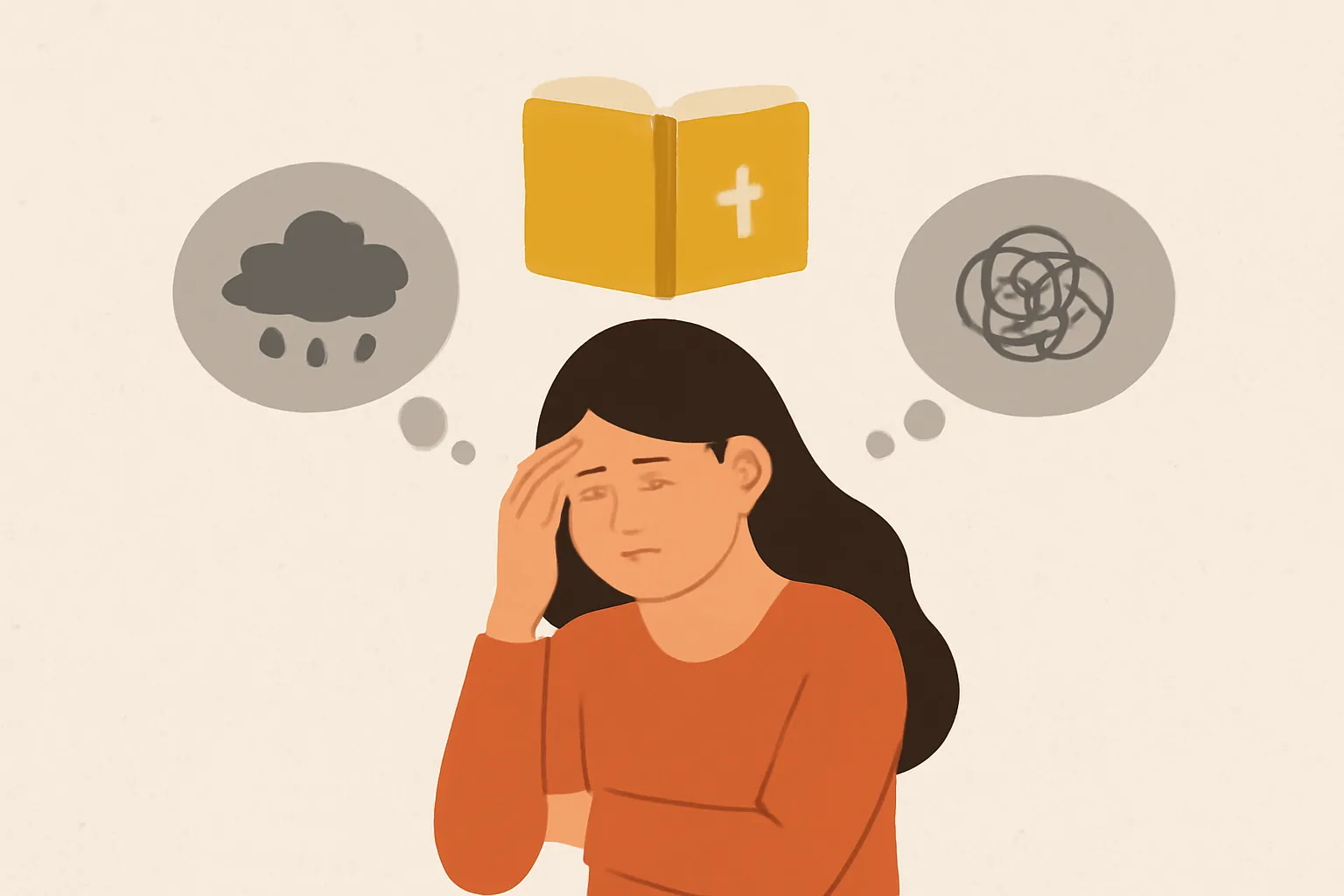 o que a bíblia fala sobre ansiedade e depressão