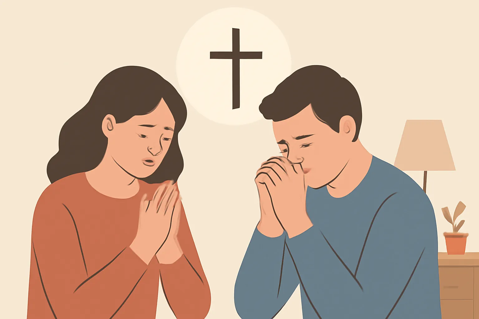 oração para um casal em crise