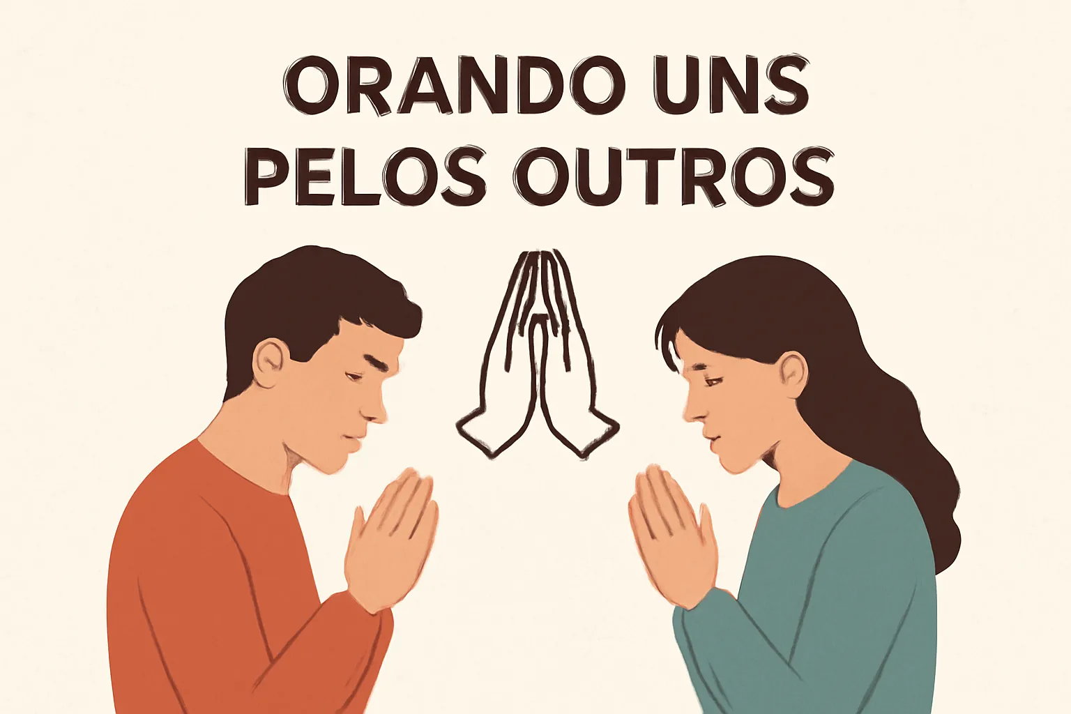 orando uns pelos outros versículo