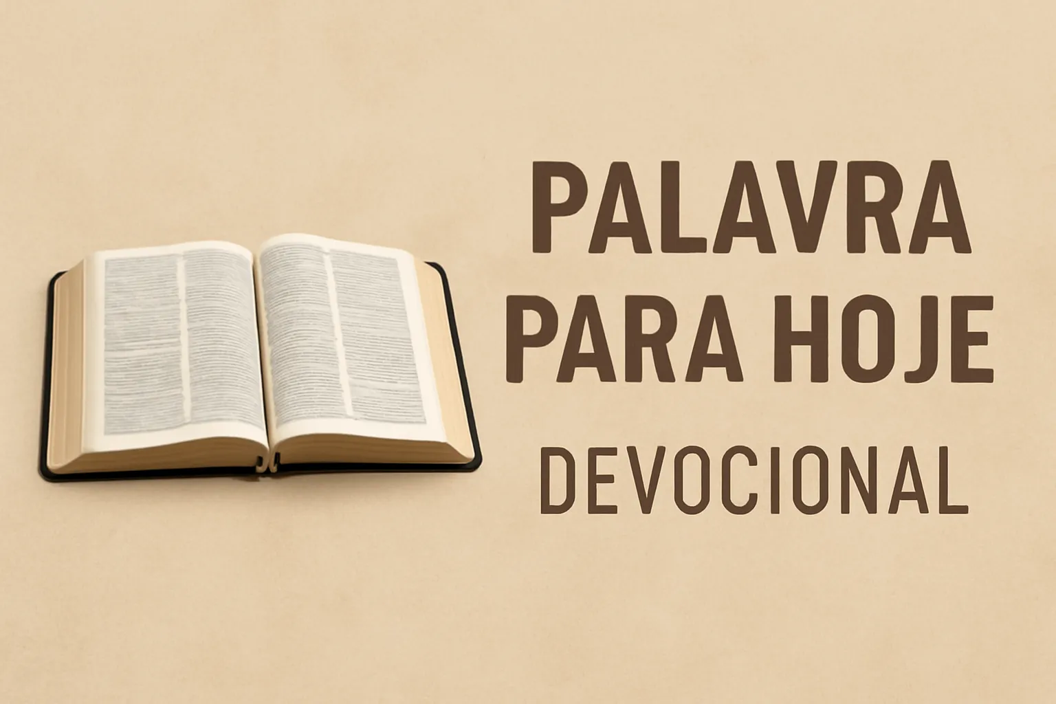 palavra para hoje devocional