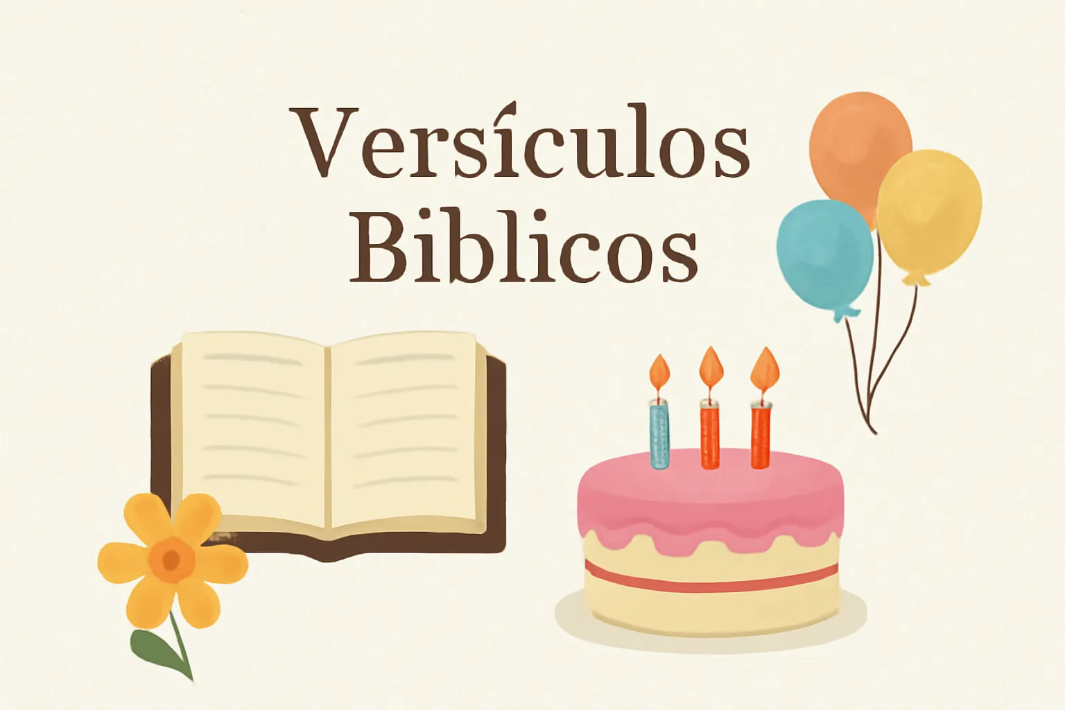 versículos bíblicos aniversário